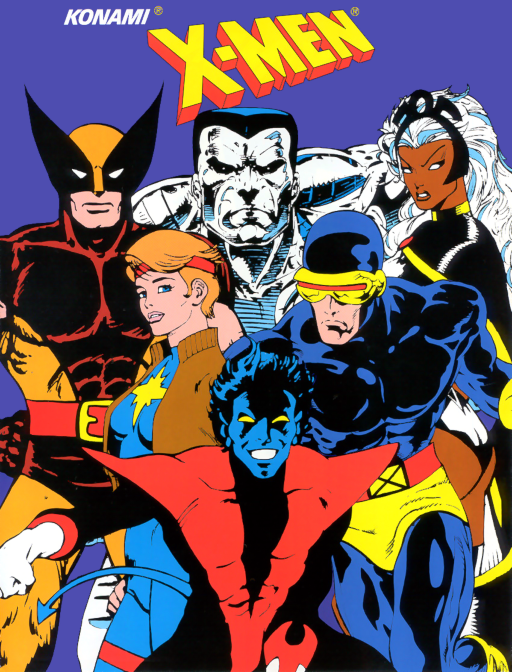 X-Men (US 4 Players) Game Cover